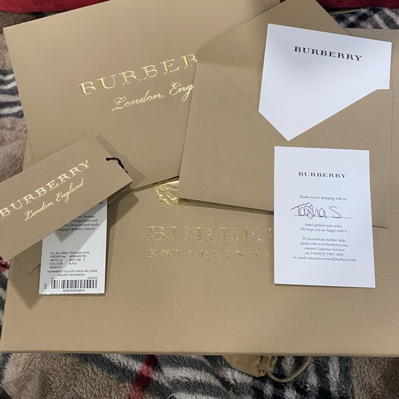 Burberry Black Leather Bucket Bag - Picture 10 of 10
